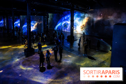 Photos : Destination Cosmos à l'Atelier des Lumières