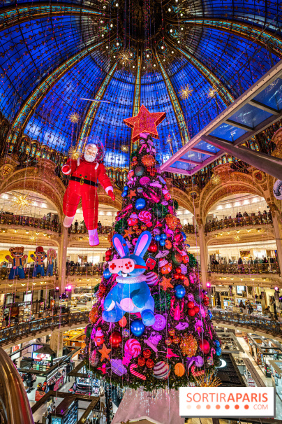 Inauguration vitrines et sapin des Galeries Lafayettes 2021
