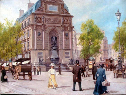 Paris en 1910 - 1920 peint par Léon Zeytline - PHOTOS