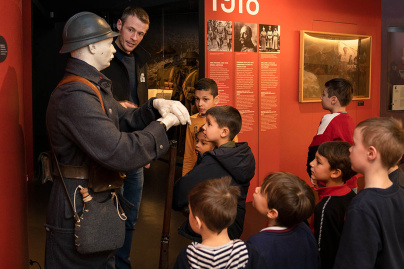 Educational and fun activities during school holidays at the Great War Museum