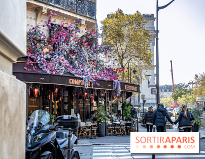 Les cafés fleuris de Paris