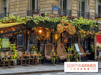 Les cafés fleuris de Paris