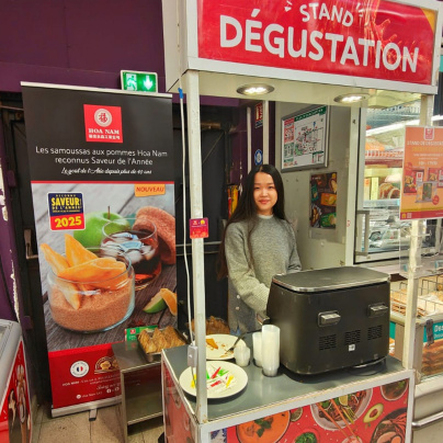 Dégustation gratuite de Samoussas HOA NAM au Tang Frères de Bussy Saint Georges
