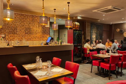 Pimpante Salade de bœuf Thaïlandaise au restaurant Makham Thaï Paris