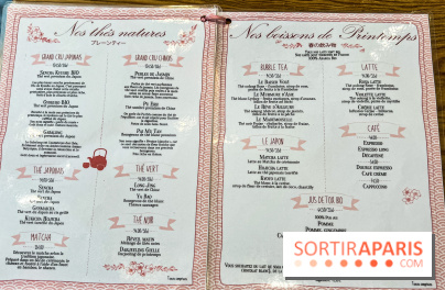 Le brunch du Jardin de Mademoiselle, les photos du menu