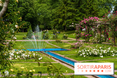 La Roseraie du Parc Lebaudy sur l'Ile de Puteaux