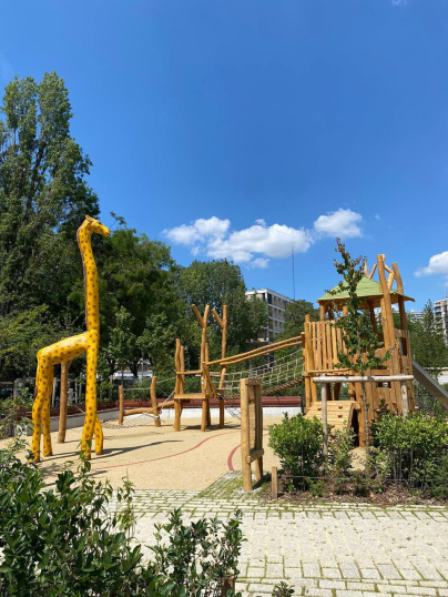 Le parc Aretha Franklin, nouveau poumon vert du 20e dans le quartier Porte de Bagnolet