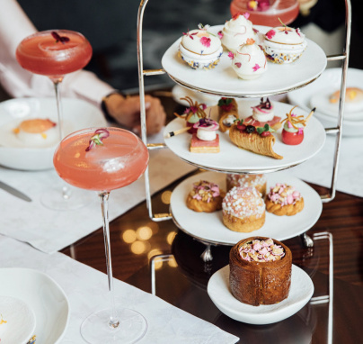 Le tea time octobre rose du Peninsula 2022 - Pink Afternoon Tea