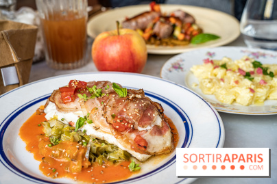 Bombarde restaurant méditerranéen et festif à Montmartre - cabillaud - pancetta - fondu de poireaux