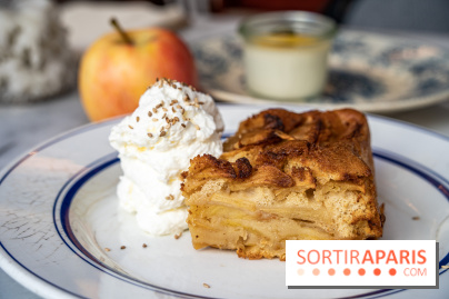 Bombarde restaurant méditerranéen et festif à Montmartre - gâteau aux pommes