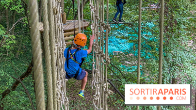 Accrocamp Poissy, le nouvel accrobranche au parc du château de Villiers