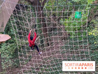Accrocamp Poissy, le nouvel accrobranche au parc du château de Villiers