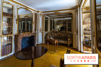 Les appartements de Madame Du Barry restaurés au Château de Versailles - bibliothèque