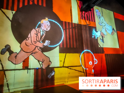 Tintin, l'aventure immersive à l'Atelier des Lumières : l'exposition insolite à vivre - nos photos