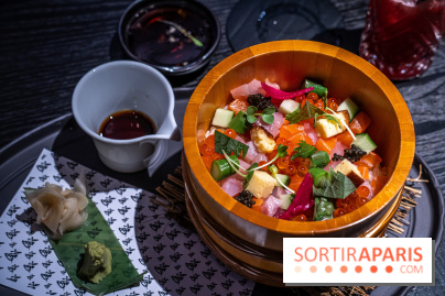 Akira Back - déjeuner en 45 mn - shirashi