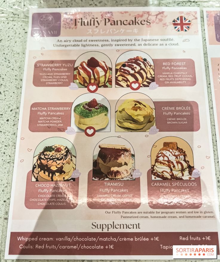 Hanami Tea Time, nos photos - carte - menu - prix