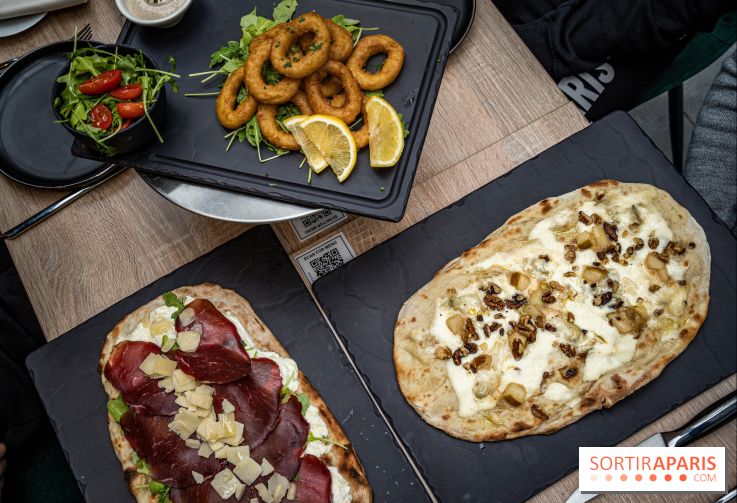 La Vela, le restaurant italien - méditerranéen de Boulogne - pinsa Romana - entrée