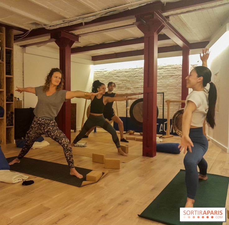 At Aûm, yoga studio and coworking space in the 20th
