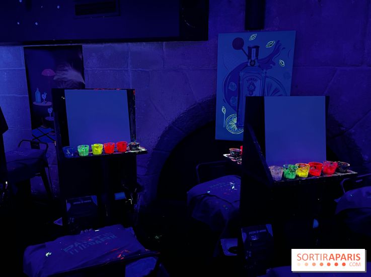 Paint in the Dark, un atelier peinture et cocktails dans le noir débarque à Paris