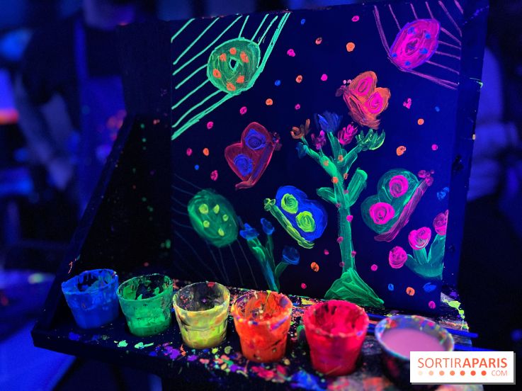 Paint in the Dark, un atelier peinture et cocktails dans le noir débarque à Paris