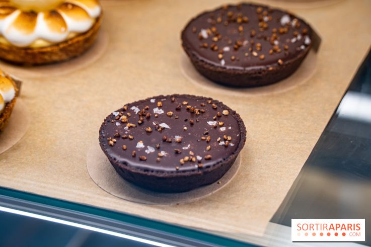 Boulangerie artisanale MieMie, levain et farines anciennes Paris 11e - tarte chocolat sarrasin