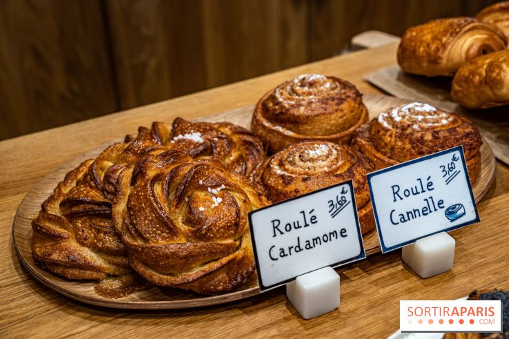 Boulangerie artisanale MieMie, levain et farines anciennes Paris 11e - Roulé cardamome -roulé cannelle