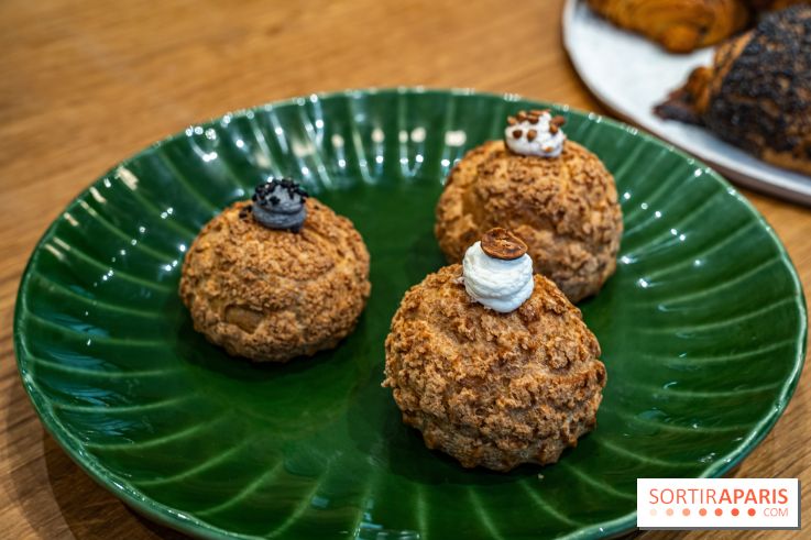 Boulangerie artisanale MieMie, levain et farines anciennes Paris 11e - chou à la crème