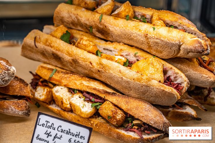 Boulangerie artisanale MieMie, levain et farines anciennes Paris 11e - sandwich végétarien