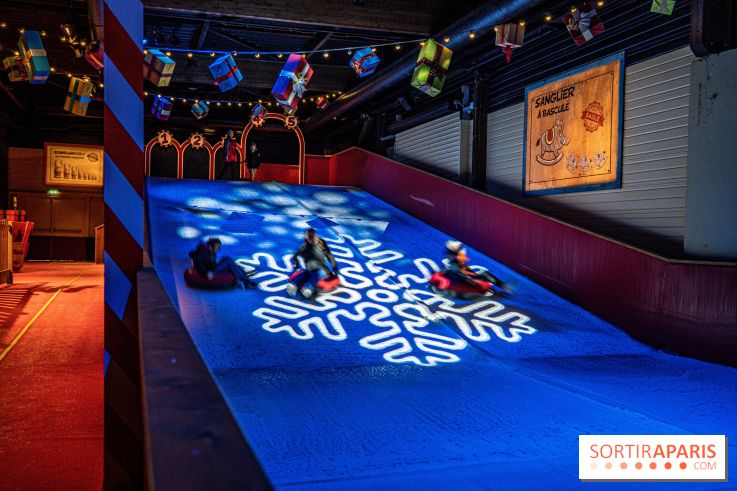 Noël Parc Astérix 2022, les animations - luge