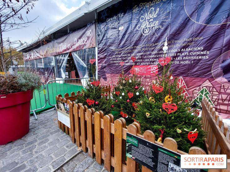 Marché de Noël 2022 alsacien à Gare de l'Est, nos photos