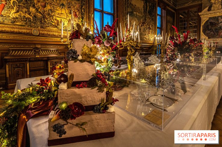 Château de Chantilly Noël 2022 - table Noël