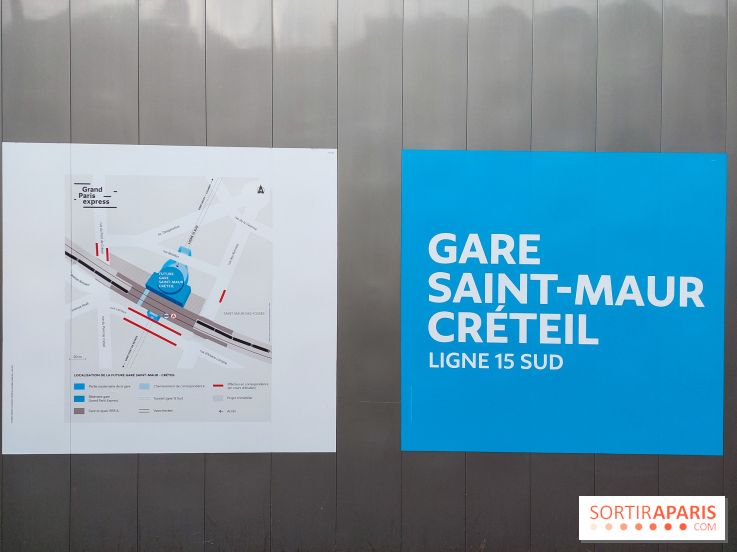 Le Grand Paris Express, visite du chantier de la gare Saint-Maur - Créteil, nos photos