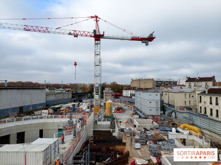 Le Grand Paris Express, visite du chantier de la gare Saint-Maur - Créteil, nos photos