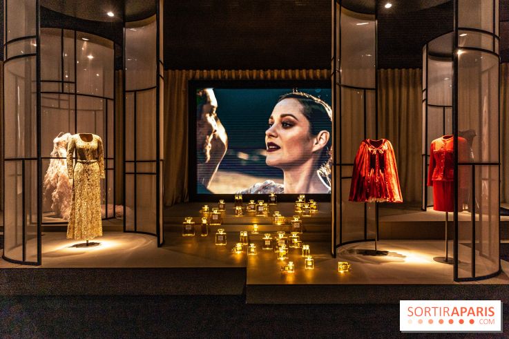 Exposition Le Grand Numéro de Chanel au Grand Palais Éphémère à Paris - robe - publicité - spot publicitaire
