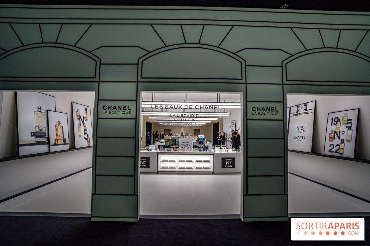 Exposition Le Grand Numéro de Chanel au Grand Palais Éphémère à Paris - boutique