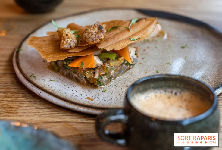 Ambos restaurant Paris - Cristina et Pierre Chomet - tartare de crevette façon pad thaï