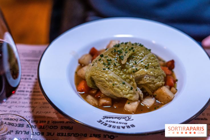 Domaine de la Corniche - offre escapade Tout Schuss - restaurant 20 du domaine - chou farci