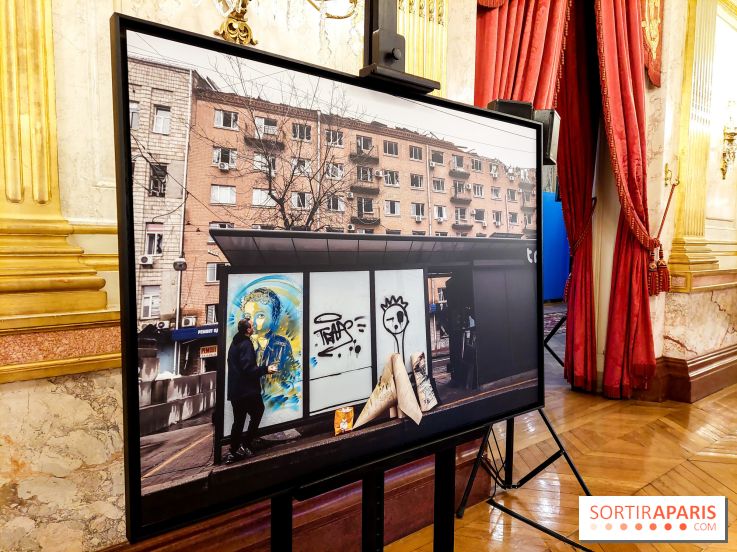 Gloire à l'Ukraine : exposition gratuite signée C215 à Paris, nos photos