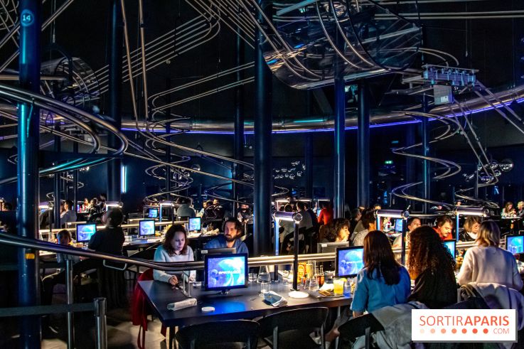 Futuroscope visuels restaurant Space Loop