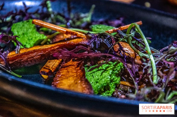 Restaurant Horizon Forbbiden West plat champignons