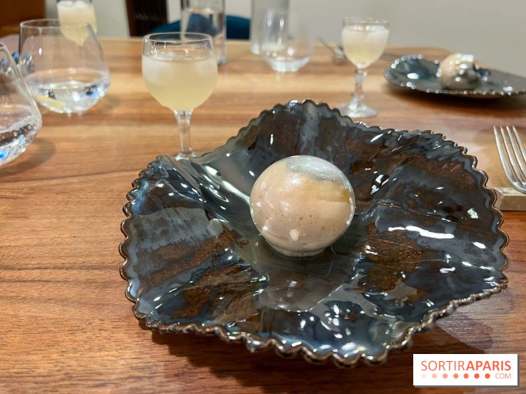 Accents Table Bourse - Dessert bulle coing pomme