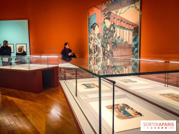 Hiroshige et l'éventail : voyage au Japon du XIXe siècle avec la sublime exposition du musée Guimet - IMG20230214104314