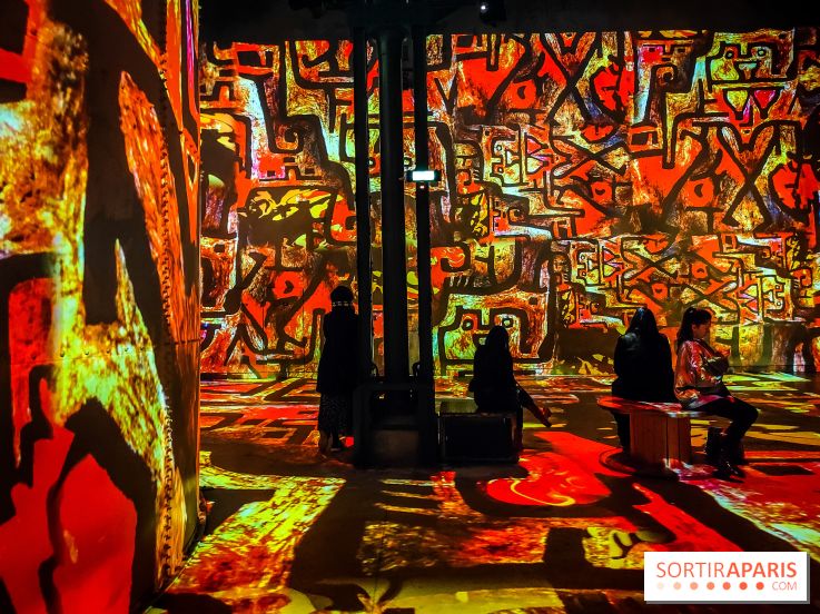 Paul Klee, peindre la musique : l'exposition immersive et insolite de l'Atelier des Lumières, photos - IMG20230216102124