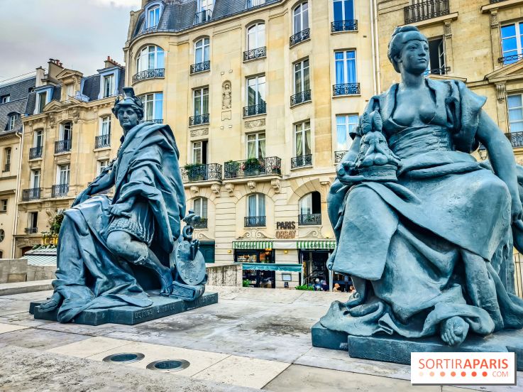 Musée d'Orsay, collection permanente - Statue extérieur parvis musée