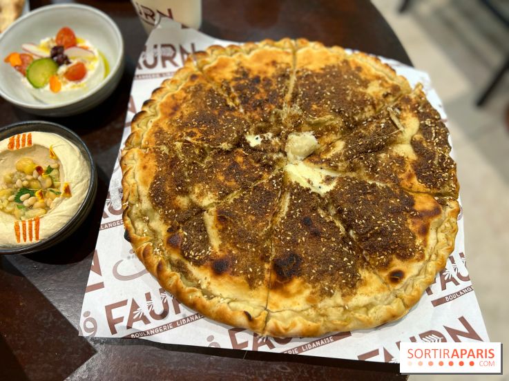 Faurn - Man'ouché royale halloumi zaatar