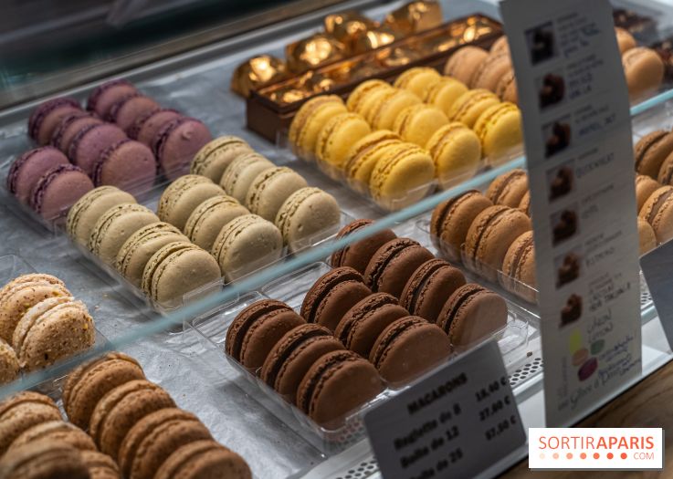 Chocolats chauds de Une Glace à Paris -  macarons glacés