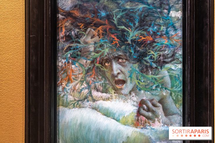Exposition Pastels, de Millet à Redon au Musée d'Orsay - Lucien Lévy-Dhurmer - Méduse