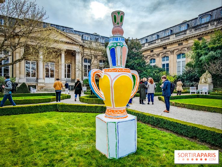Exposition à l'Assemblée nationale : Alexandre Benjamin Navet décore la cour du Palais Bourbon  - IMG20230320095143
