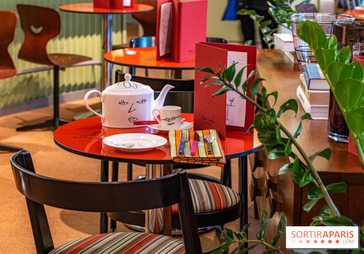 Café Paul Smith, le créateur de mode s'approprie le Café Vert du Printemps Haussmann -  A7C6731