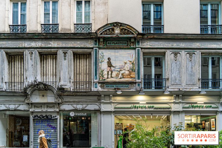 L'historique enseigne Au Planteur côté Montorgueil